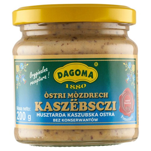 Musztarda Kaszubska ostra Dagoma 200 g