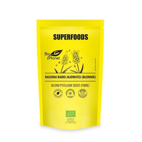 BIO Nasiona babki jajowatej (błonnik) Bio Planet Superfoods 250 g