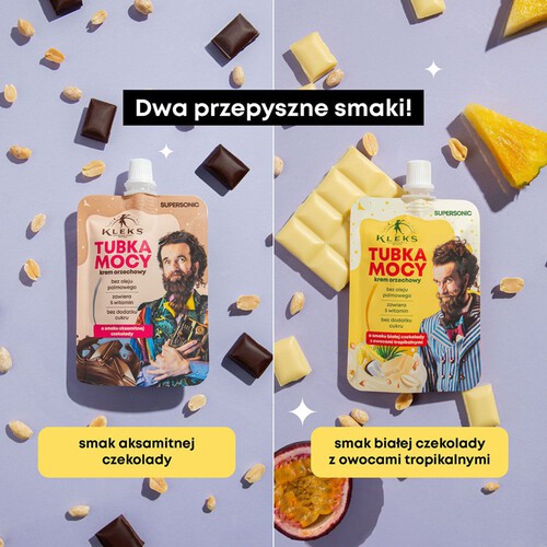 Tubka Mocy Krem orzechowy o smaku aksamitnej czekolady SUPERSONIC 50 g