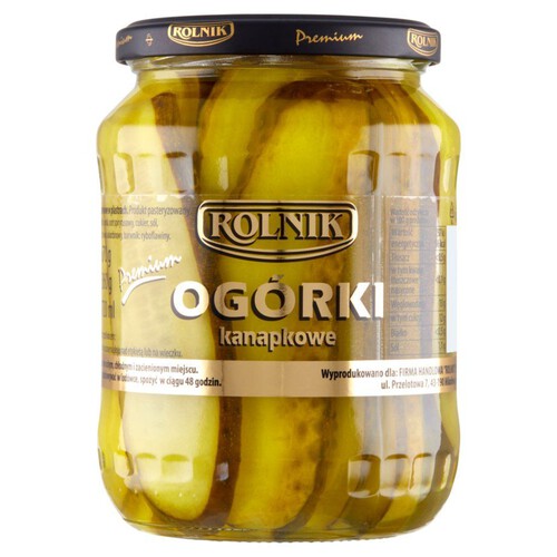 Ogórki kanapkowe Rolnik 670 g