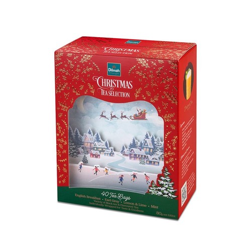 Zestaw herbat Christmas Tea Selection   Dilmah 40 torebek