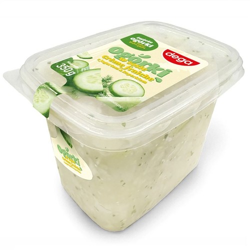 Ogórki w sosie creme fraiche z jogurtem i koperkiem Dega 350 g