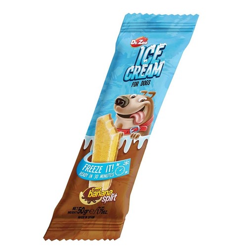 Lody dla psów o smaku banana Dr.Zoo 50 g