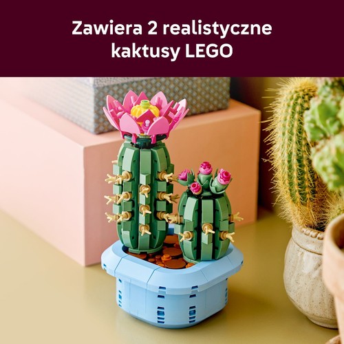 Botanicals Kwitnący kaktus, roślina ozdobna, klocki 11509 LEGO  1 sztuka