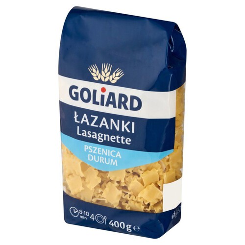 Makaron Łazanki z pszenicy durum Goliard 400 g