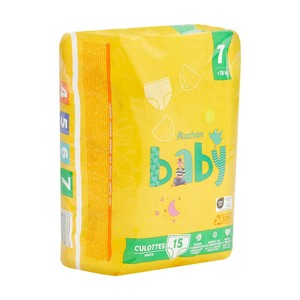 Pieluchomajtki 7 +18 kg Auchan 15 sztuk