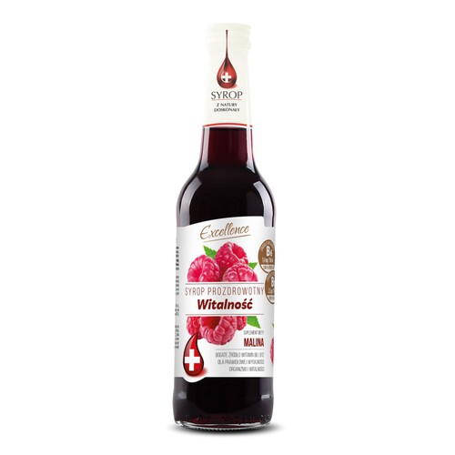 Syrop prozdrowotny malinowy Witalność  Excellence 320 ml