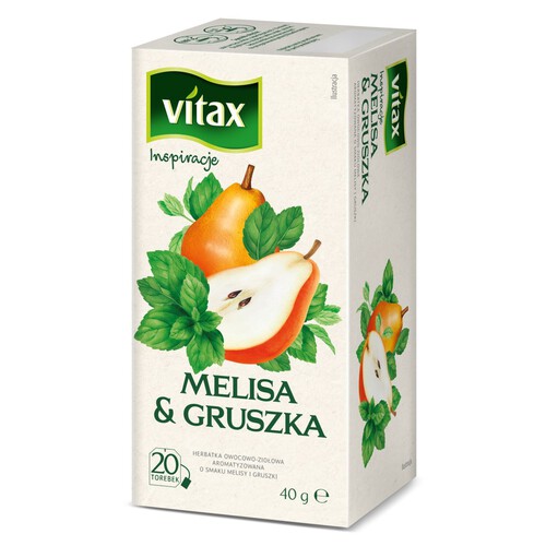 Melisa i Gruszka herbata ziłowa Vitax 20 torebek