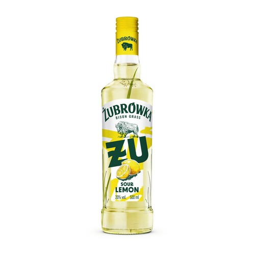 Wódka smakowa ŻU Kwaśna Cytryna alk. 20,0% obj. Żubrówka  500 ml