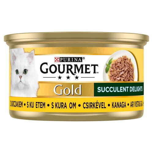 Karma mokra dla kotów z kurczakiem Gourmet 85 g