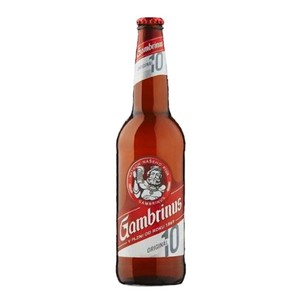 Piwo lager Original 10 alk. 4,1% obj. Gambrinus 500 ml