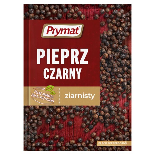 Pieprz czarny ziarnisty Prymat 20 g