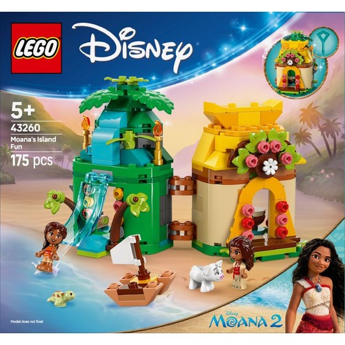 Disney Zabawy Vaiany na wyspie 43260 LEGO 1 sztuka