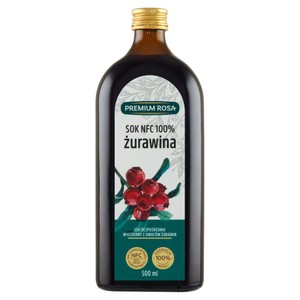 Sok z owoców żurawin 100% Premium Rosa 500 ml