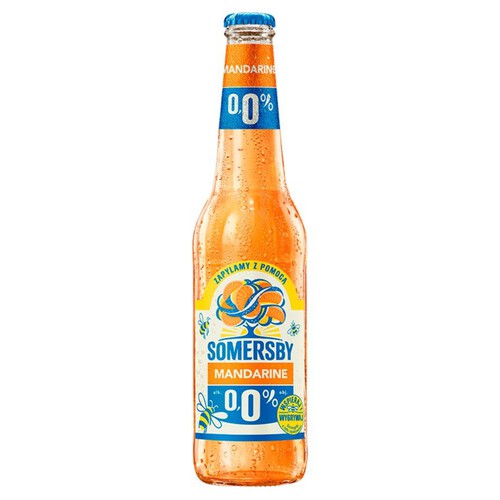 Piwo bezalkoholowe Mandarine alk.0.0% obj. Somersby 400 ml