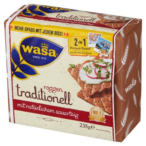 Pieczywo chrupkie żytnie na zakwasie Wasa 235 g