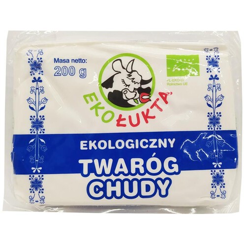 BIO  twaróg chudy kostka EKOŁukta 200 g