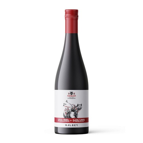 Wino argentyńskie czerwone wytrawne Raised by Wolves Malec alk. 13,0% obj. Mendoza 750 ml