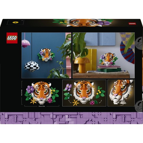 Art Kolekcja zwierząt — tygrys 31217, pomysł na prezent LEGO 1 sztuka
