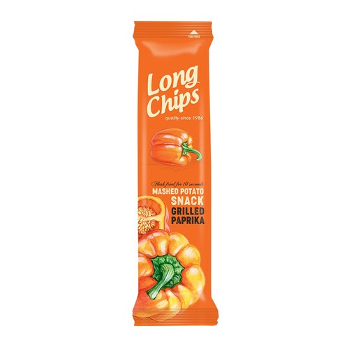 Chipsy ziemniaczane o smaku grillowanej papryki  Long Chips 75 g
