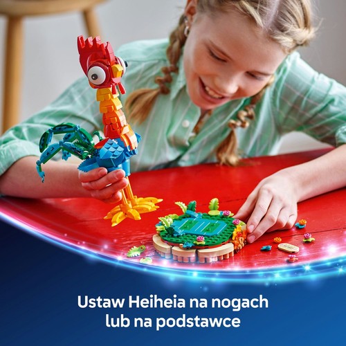 Zestaw Disney Vaiana 2 Heihei 43272, model kurczaka LEGO 1 sztuka