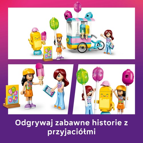 Zestaw Friends Stoisko z lodami i balonami 42692 LEGO 1 sztuka
