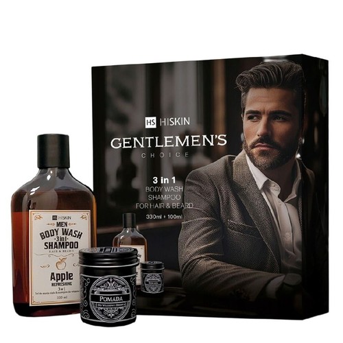 Zestaw Gentlemen's Choice żel do mycia 3w1 330 ml + pomada 100 ml HiSkin zestaw