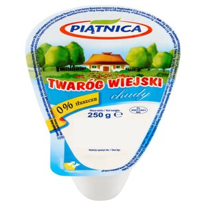 Twaróg wiejski lekki 0% Piątnica 250 g