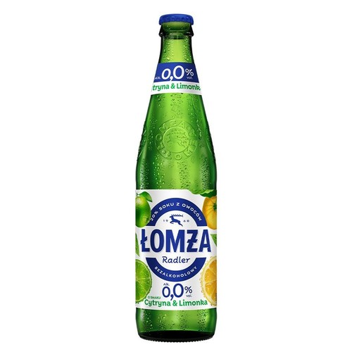 Piwo bezalkoholowe Radler o smaku cytrynowo-limonkowym alk. 0,0% obj. Łomża zapytać Hanki czy to 1 x czy 4 x