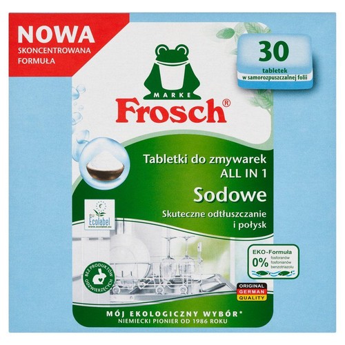 Tabletki do zmywarek All in 1 sodowe Frosch 30 tabletek