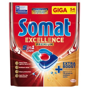 Kapsułki do zmywarki Excellence 5in1 Somat 54 kapsułki