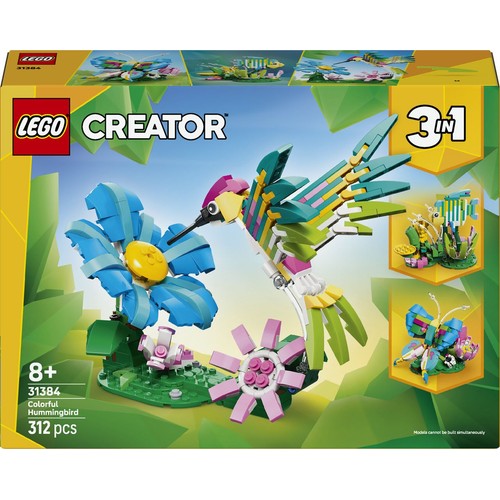Creator 3 w 1 Dzikie zwierzęta: kolorowy koliber 31384 LEGO 1 sztuka