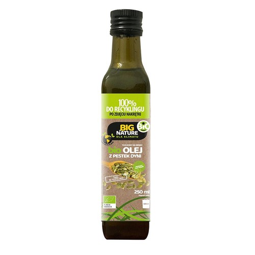BIO Olej z pestek dyni  Big Nature 250 ml