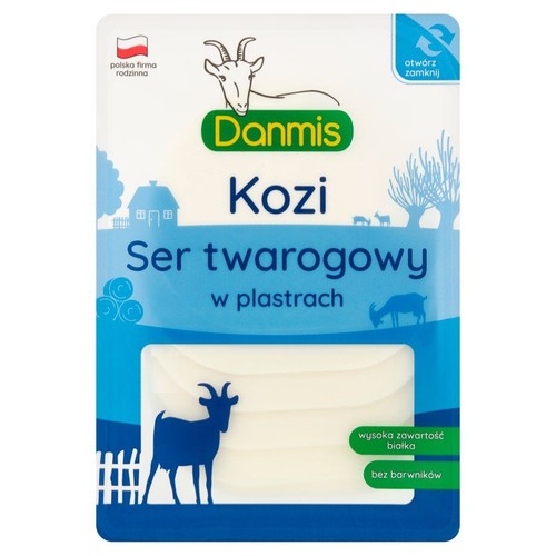 Ser kozi twarogowy w plastrach Danmis 100 g