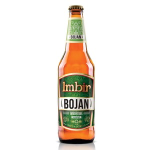 Piwo jasne smakowe Imbir o smaku imbiru alk, 4.2% obj. Bojan 500 ml