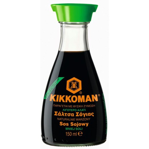 Sos sojowy z małą zawartością soli Kikkoman 150 ml