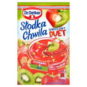 Słodka chwila kisiel owocowy duet truskawka & kiwi    Dr.Oetker 31.5 g