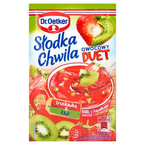 Kisiel słodka chwila truskawka kiwi z dodatkiem witaminy C Dr. Oetker 31.5 g