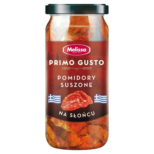 Pomidory suszone na słońcu w oleju słonecznikowym. Primo Gusto 340 g