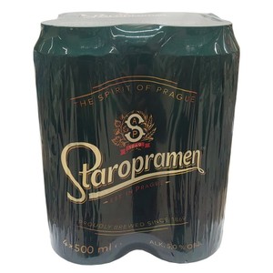 Piwo czeskie Premium alk. 5,0% obj. Staropramen 4 x 500 ml