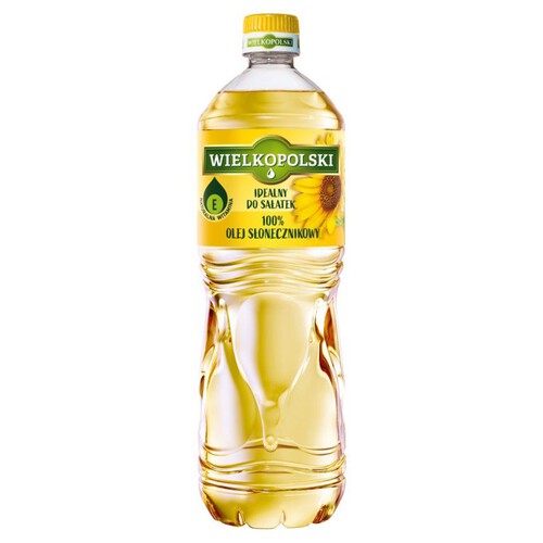 Rafinowany olej słonecznikowy 100% Wielkopolski 1 l