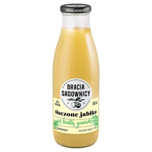 Sok tłoczony z jabłek z przecierem z guawy białej Bracia Sadownicy 750 ml