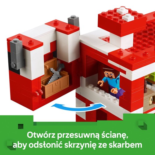 Minecraft® Dom grzybowej krowy 21270 LEGO 1 sztuka