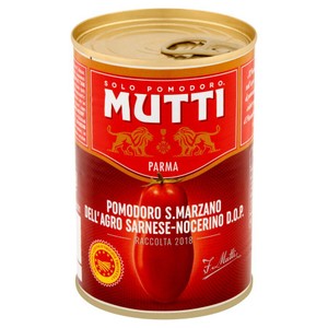 Pomidory San Marzano ChNP* całe bez skórki Mutti 260 g