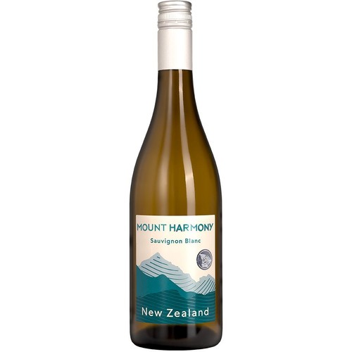 Wino nowozelandzkie białe wytrawne Sauvignon Blanc alk. 12,5% obj. Mount Harmony  750 ml