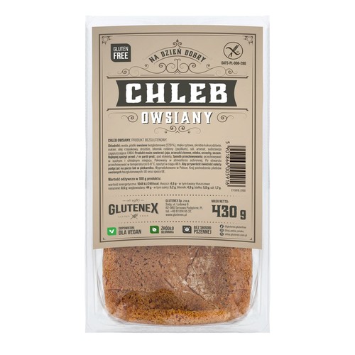 Chleb owsiany bezglutenowy GLUTENEX 430 g