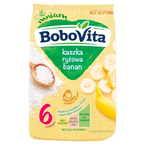 Kaszka ryżowa banan BoboVita 180 g