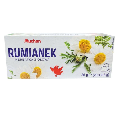 Rumianek herbata ziołowa Auchan 36 g