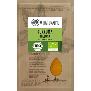 BIO Ekologiczna kurkuma mielona To Naturalne 25 g
