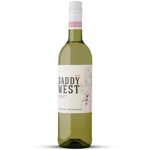 Wino białe wytrawne Sauvignon Blanc alk. 13% obj. Daddy West 750 ml